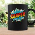 Kids Boys Xander Name Comic Book Superhero Graphic Print Coffee Mug Gifts ideas