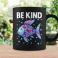 Be Kind Rainbow Scale Fish Teacher Reading Book Toddler Graphic Print Coffee Mug Gifts ideas