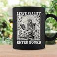 Leave Reality Enter Books Skeleton Reading Book Graphic Print Coffee Mug Gifts ideas Leave Reality Enter Books Skeleton Reading Book Graphic Print Coffee Mug Gifts ideas
