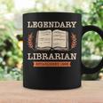 Legendary Librarian Established 1968 Library Book Birthday Graphic Print Coffee Mug Gifts ideas