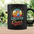 Librarian Crew Cute Library Dog Book Reading Men Women Graphic Print Coffee Mug Gifts ideas