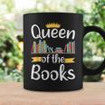 Librarian Queen Of The Books Book Reading Library Graphic Print Coffee Mug Gifts ideas Librarian Queen Of The Books Book Reading Library Graphic Print Coffee Mug Gifts ideas