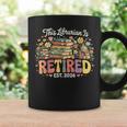 This Librarian Is Retired 2026 Book Lover Retirement Reading Graphic Print Coffee Mug Gifts ideas