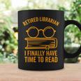 Librarian Retirement Library Books Lovers Graphic Print Coffee Mug Gifts ideas