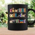 Library Cats Kittens Reader Book Lovers Pet Shelf Graphic Print Coffee Mug Gifts ideas Library Cats Kittens Reader Book Lovers Pet Shelf Graphic Print Coffee Mug Gifts ideas