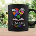 Library Squad School Librarian Bookworm Book Lover Teacher For Men Women Kids Graphic Print Coffee Mug Gifts ideas