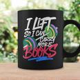 Lift So I Can Carry More Books Lovers Gym Reader Graphic Print Coffee Mug Gifts ideas