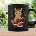 Llama Reading Book Graphic Llama With Book Floral Graphic Print Coffee Mug Gifts ideas Llama Reading Book Graphic Llama With Book Floral Graphic Print Coffee Mug Gifts ideas