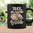 Take a Look It's In a Book Author History Reading Graphic Print Coffee Mug Gifts ideas