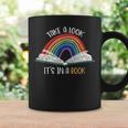 Take A Look It's In A Book Rainbow Bookworm Book Lover Graphic Print Coffee Mug Gifts ideas
