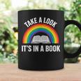 Take A Look It's In A Book Rainbow Reading Literary Graphic Print Coffee Mug Gifts ideas