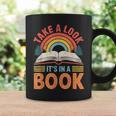 Take A Look It's In A Book Retro Reading Book Lover Graphic Print Coffee Mug Gifts ideas Take A Look It's In A Book Retro Reading Book Lover Graphic Print Coffee Mug Gifts ideas