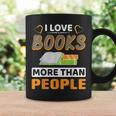 I Love Books More Than People Library Book Lover Graphic Print Coffee Mug Gifts ideas I Love Books More Than People Library Book Lover Graphic Print Coffee Mug Gifts ideas