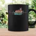 Love Cat Heartbeat Cats And Books For Cats Lovers Graphic Print Coffee Mug Gifts ideas