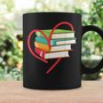 I Love Reading Heart Love Books TShirt Library Bookworm Graphic Print Coffee Mug Gifts ideas