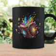 Magic Spell Book Open Rainbow Runes Fantasy Arcane Graphic Print Coffee Mug Gifts ideas