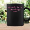 Mentally I'm At The Cottage Bookish Romance Book Lover Graphic Print Coffee Mug Gifts ideas