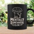 Mentally Somewhere Else Cat Coffee Books Lover Graphic Print Coffee Mug Gifts ideas