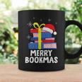 Merry Bookmas Christmas Bookworm Xmas Book Lover Reading Graphic Print Coffee Mug Gifts ideas