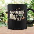 Wordsmith At Work Vintage Writer & Author Pen Book Lover Graphic Print Coffee Mug Gifts ideas Wordsmith At Work Vintage Writer & Author Pen Book Lover Graphic Print Coffee Mug Gifts ideas