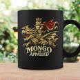 Mongo Is Appalled Princess Cat Riding Dinosaur Book Lover Graphic Print Coffee Mug Gifts ideas