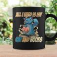 All I Need Is My Cat And Books Cute Cat Graphic Print Coffee Mug Gifts ideas All I Need Is My Cat And Books Cute Cat Graphic Print Coffee Mug Gifts ideas