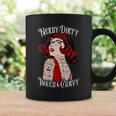 Nerdy Dirty Inked & Curvy Book Lover Tattoo Pop Art Girl Graphic Print Coffee Mug Gifts ideas