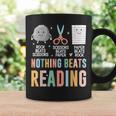 Nothing Beats Reading Rock Paper Scissors Books Lover Graphic Print Coffee Mug Gifts ideas