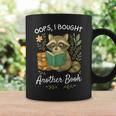 Oops I Bought Another Book Raccoon Reading Book Bookworm Graphic Print Coffee Mug Gifts ideas Oops I Bought Another Book Raccoon Reading Book Bookworm Graphic Print Coffee Mug Gifts ideas