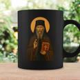 Orthodox Icon Of Seraphim Rose Holding The Holy Book Graphic Print Coffee Mug Gifts ideas