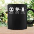Peace Love Books Graphic Print Coffee Mug Gifts ideas