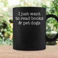 Pet Animal Lover Bookworm Dog Books Reading Graphic Print Coffee Mug Gifts ideas