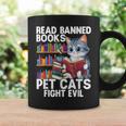 Pet Cats Fight Evil Read Banned Books Graphic Print Coffee Mug Gifts ideas Pet Cats Fight Evil Read Banned Books Graphic Print Coffee Mug Gifts ideas