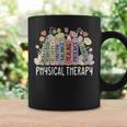 Physical Therapy Floral Book Easter PT Physical Therapist Graphic Print Coffee Mug Gifts ideas