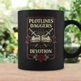 Plotlines Daggers Devotion Dark Romance Reader Book Lover Graphic Print Coffee Mug Gifts ideas