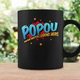 Popou Grandpa Man Myth Legend Hero Pop Art Comic Book Graphic Print Coffee Mug Gifts ideas