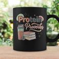 Protein And Proverbs Protein Workout Book Lover Gym Graphic Print Coffee Mug Gifts ideas