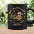 Proud Anti Social Member Of Introverted Book Club Vintage Graphic Print Coffee Mug Gifts ideas Proud Anti Social Member Of Introverted Book Club Vintage Graphic Print Coffee Mug Gifts ideas