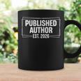 Published Author Est 2026 Writer Life Book Lover Graphic Print Coffee Mug Gifts ideas