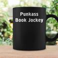Punkass Book Jockey Bookworm Librarian Reader Tshirt Graphic Print Coffee Mug Gifts ideas