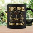 Quiet Minds Loud Books Introvert Reader Book Lover Graphic Print Coffee Mug Gifts ideas