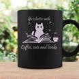 Quote With Coffee Cats And Book Reading Graphic Print Coffee Mug Gifts ideas Quote With Coffee Cats And Book Reading Graphic Print Coffee Mug Gifts ideas