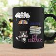 Rain Drops Rainy Days Umbrella Good Books Cute Cat Cuddles For Men Women Graphic Print Coffee Mug Gifts ideas