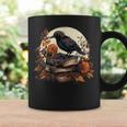 Raven Reading Book Occult Crow Graphic Print Coffee Mug Gifts ideas Raven Reading Book Occult Crow Graphic Print Coffee Mug Gifts ideas