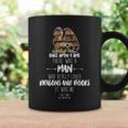 There Was a Man Who Really Loved Dragons And Books Graphic Print Coffee Mug Gifts ideas