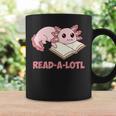 Read-A-Lotl Axolotl Books Reader Graphic Print Coffee Mug Gifts ideas