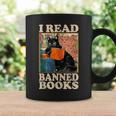 I Read Banned Books Cat Reader Bookworm Graphic Print Coffee Mug Gifts ideas