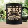 Read Banned Books Drink Coffee Fight Evil Graphic Print Coffee Mug Gifts ideas