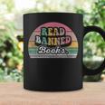 Read Banned Books Retro Style Graphic Graphic Print Coffee Mug Gifts ideas