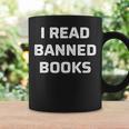 I Read Banned Books Vintage Style Graphic Print Coffee Mug Gifts ideas